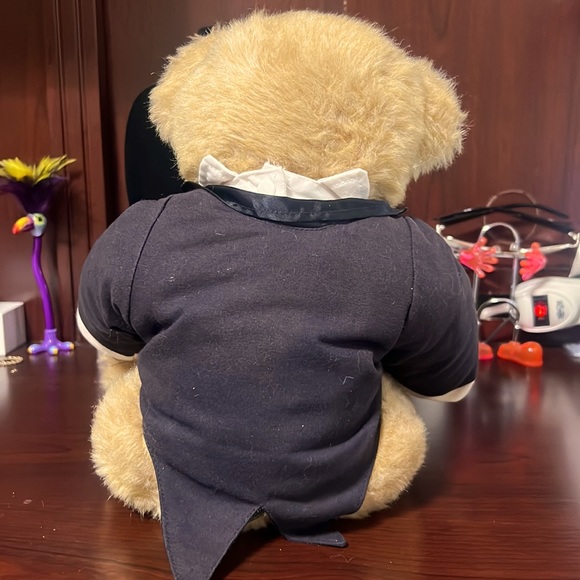 Vintage The Vermont Teddy Bear Co 1992 Fully
Jointed 16" Groom BearTuxedo Jacket - Picture 3 of 7